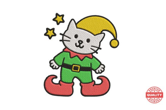 Christmas Cat Elf