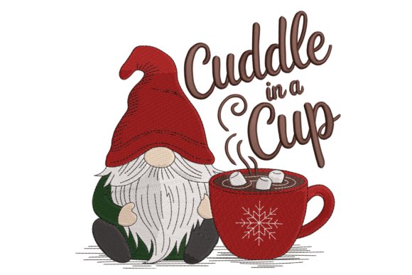 Cuddle in a Cup Gnome – Cozy Winter