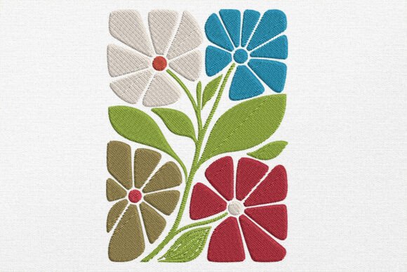 Decorative Flower Embroidery