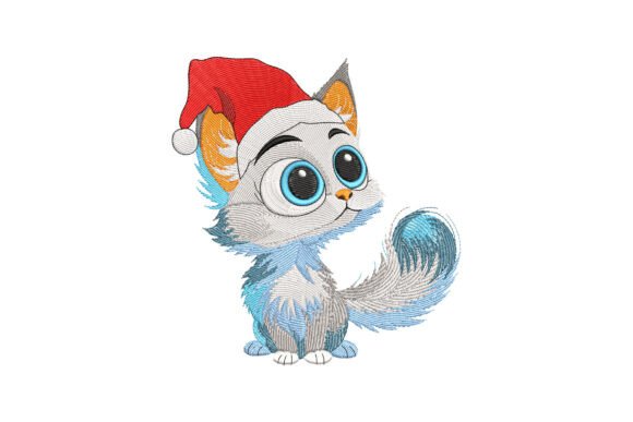 Santa Cat Christmas
