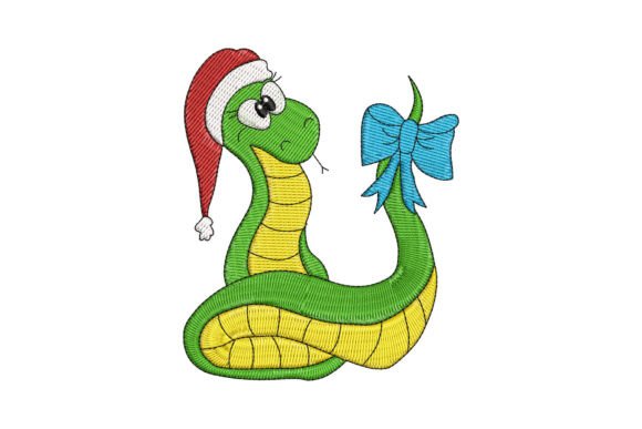Square Christmas Embroidery Design